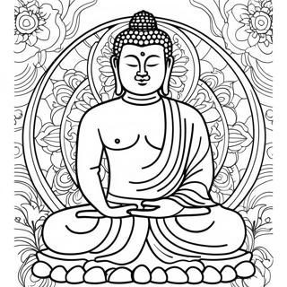 Fredfyldt Buddha Farveside 6495-5285