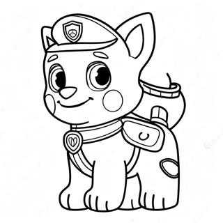 Eventyrlig Tracker Paw Patrol Farveside 65371-54039