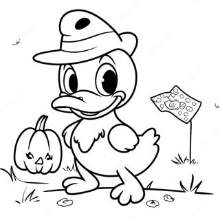 Donald Duck Halloween Farveside 65820-54384