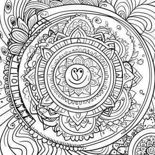 Trippy Chakra Mandala Farveside 66070-54564