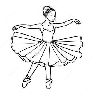 Sort Ballerina Danser Graciost Farveside 66570-54954