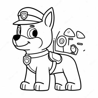 Paw Patrol Rex Farvelægningssider