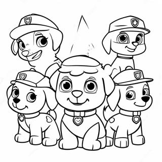 Paw Patrol Figurer I Julehuer Malebog 672-540