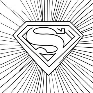 Klassisk Superman Logo Farveside 67803-55944