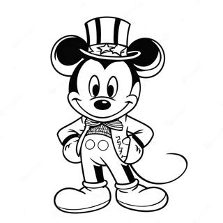 Mickey Ifort Patriotisk Toj Malebog 68133-56198