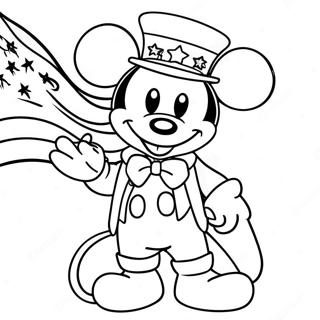 Mickey Ifort Patriotisk Toj Malebog 68133-56199