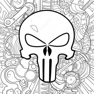 Punisher Logo Farvelaegning Side 68432-56430