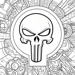 Punisher Logo Farvelaegning Side 68432-56431