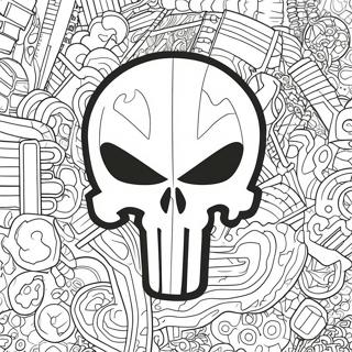 Punisher Logo Farvelaegning Side 68432-56432