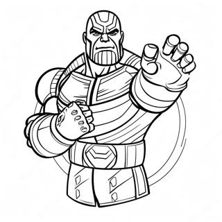 Thanos Med Infinity Gauntlet Farveside 6865-5583