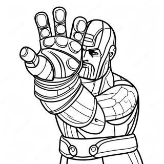 Thanos Med Infinity Gauntlet Farveside 6865-5584