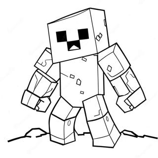 Sod Minecraft Sne Golem Farveside 68824-56737