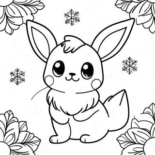 Eevee Jul Farvelægningssider