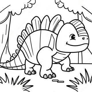 Dimetrodon Farvelægningssider