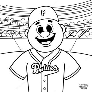 Phillies Maskot Farvelægningssider