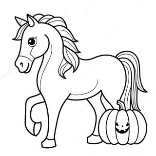 Halloween Hest Farveside 69843-57526