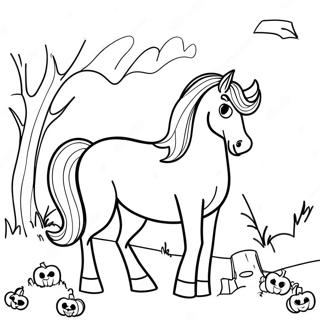 Halloween Hest Farveside 69843-57527