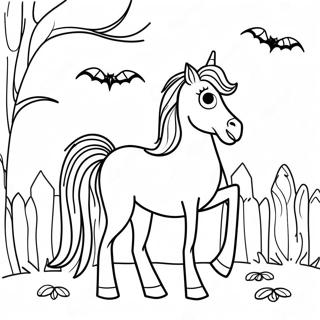 Halloween Hest Farveside 69843-57758