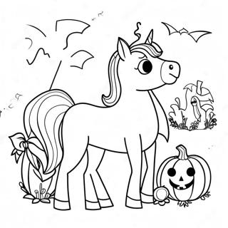 Halloween Hest Farveside 69843-57759