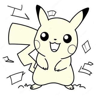 Pikachu I Aktion Farveside 69934-57632