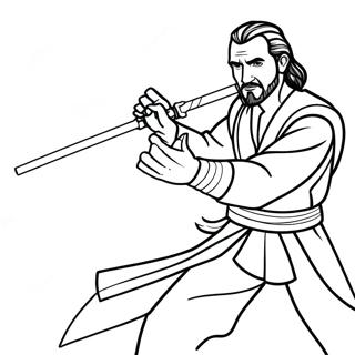 Qui Gon Jinn Lysvaerd Duel Farveside 70754-58497