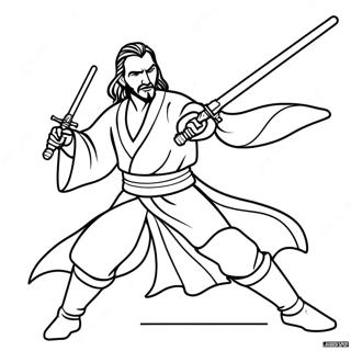 Qui Gon Jinn Lysvaerd Duel Farveside 70754-58499