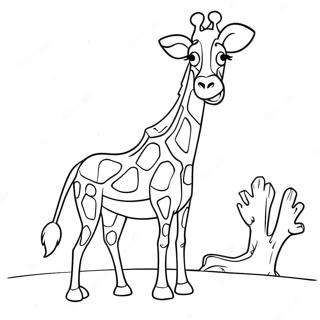 Melman Giraffen I Aktion Farveside 70864-58576