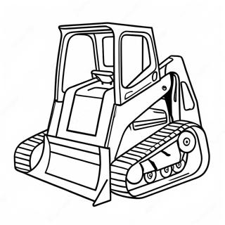 Skid Steer Tungt Maskineri Farveside 7104-5778