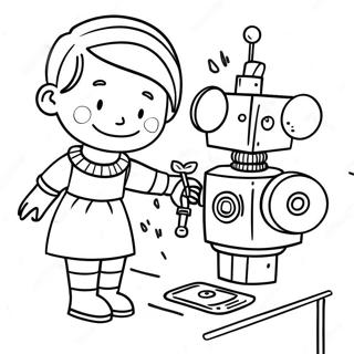 Kreativ Rosie Revere Bygger En Robot Farveside 71634-59197