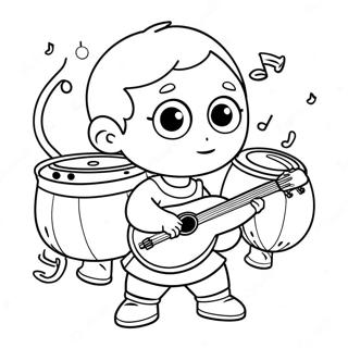 Juni Fra Little Einsteins Leger Med Musikinstrumenter Farveside 72835-60137