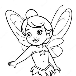 Tinker Bell Med Funklende Vinger Farveside 72965-60245