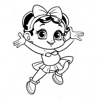 Betty Boop Danser Farveside 732-585