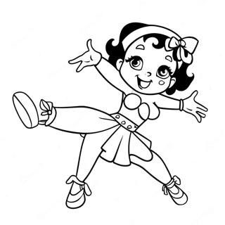 Betty Boop Danser Farveside 732-587