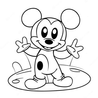 Mickey Mouse Klubhus Toodles Farvelægningssider