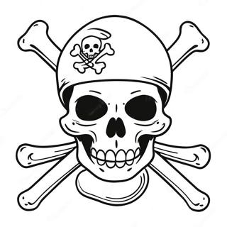 Dodningehoved Og Korslagte Ben Piratflag Farvelaegning Side 73825-60922