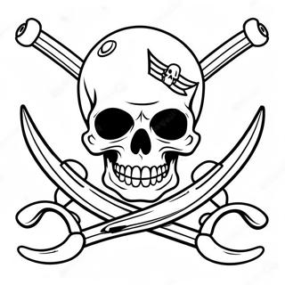 Dodningehoved Og Korslagte Ben Piratflag Farvelaegning Side 73825-60923