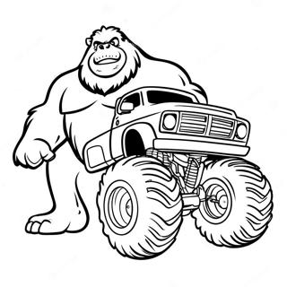 Bigfoot Monstertruck Farveside 74035-61096