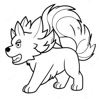 Arcanine Farvelægningssider