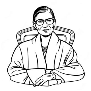 Ruth Bader Ginsburg I Kabe Farveside 74556-61510