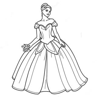 Smuk Kjole Ball Gown Farvelægningssider