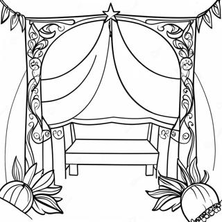 Farverige Sukkot Dekorationer Farveside 7915-6430