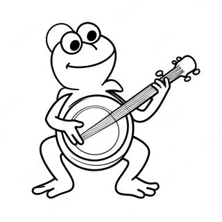 Kermit The Frog Spiller Banjo Farveside 8276-6711