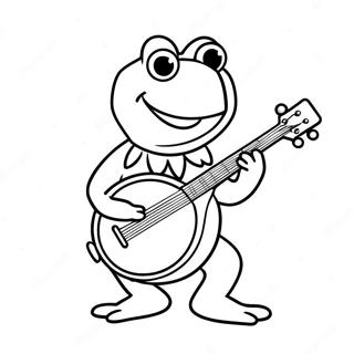 Kermit The Frog Spiller Banjo Farveside 8276-6712