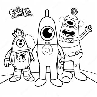 Yo Gabba Gabba Farveside 8355-6776