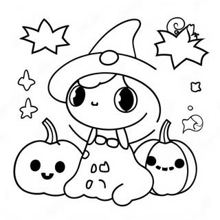 Halloween Kawaii Farvelægningssider