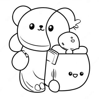 Rilakkuma Cinnamoroll Farvelægningssider