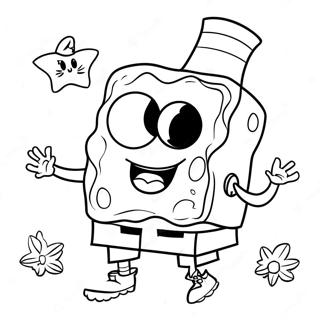 Halloween Spongebob Farveside 8625-7063