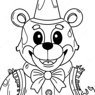 Skraemmende Freddy Fazbear Farveside 8937-7307