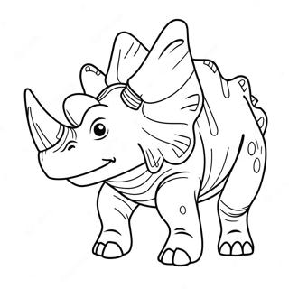 Triceratops Farvelægningssider