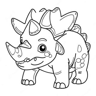 Triceratops Farveside 8956-7320